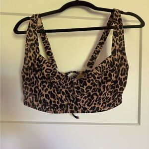 Victoria's Secret Brown and Black Leopard Print Bra
